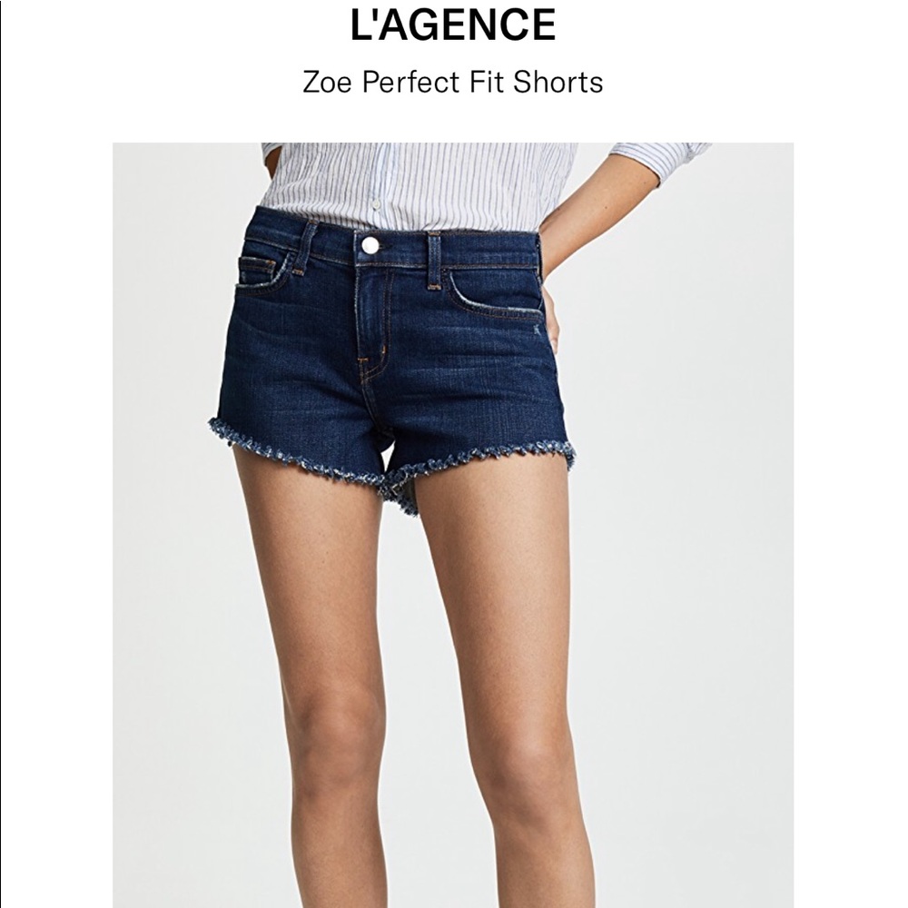 L’AGENCE denim cutoffs